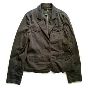 Eddie Bauer Olive Green Blazer. Business casual Stretch